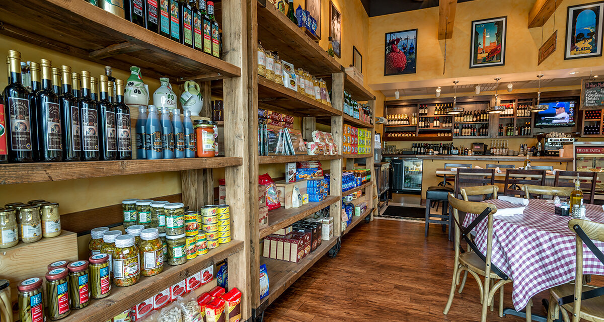 D'Amico's Italian Market Cafe Seating