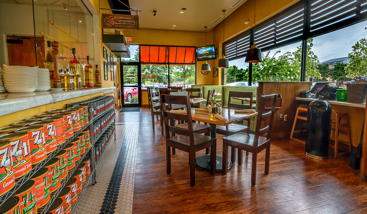 D'Amico's Italian Market Cafe Seating