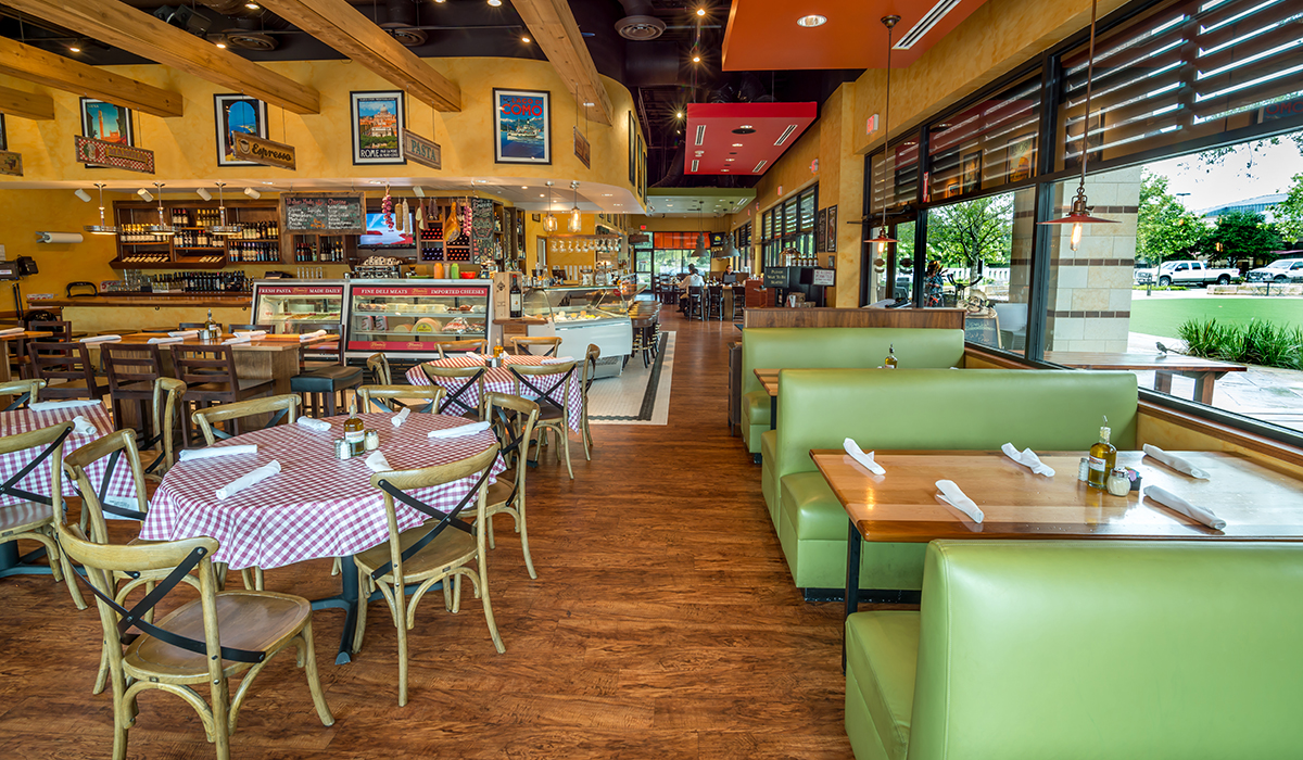 D'Amico's Italian Market Cafe Seating