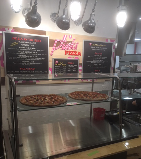 Pink's Pizza IAH Ordering Station