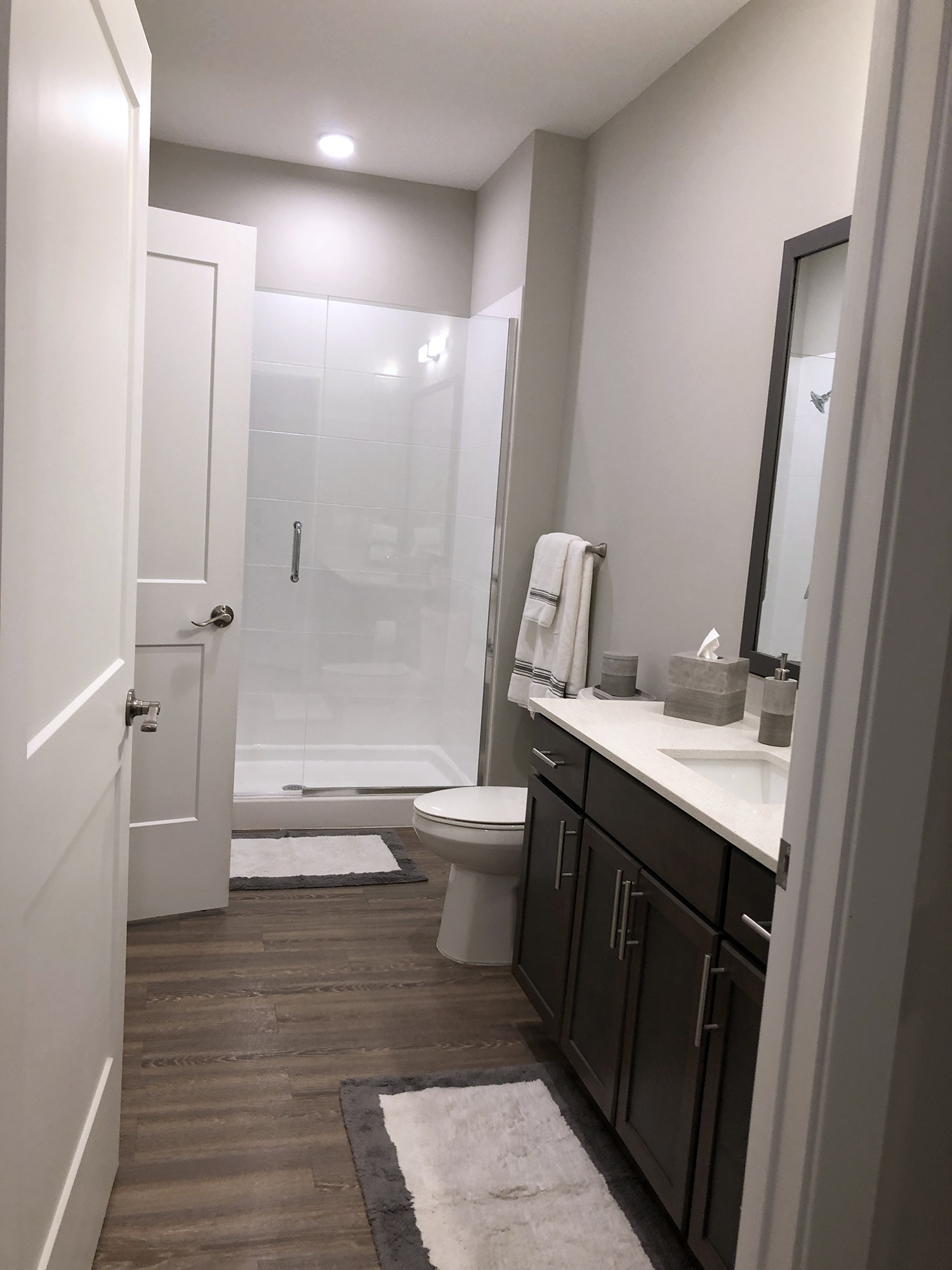 Outlook Hamilton Models One Bedroom Bathroom