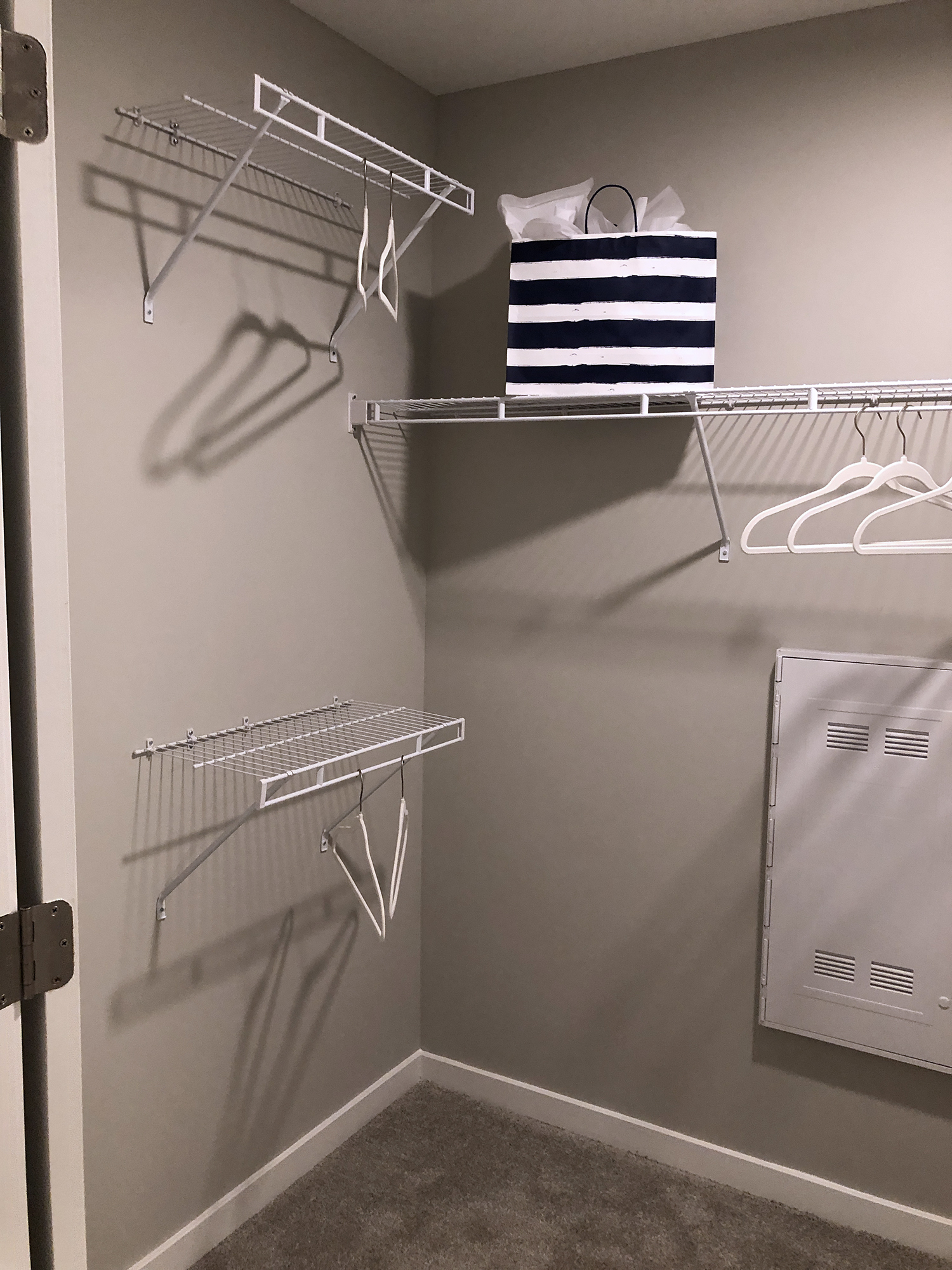 Outlook Hamilton Models One Bedroom Closet