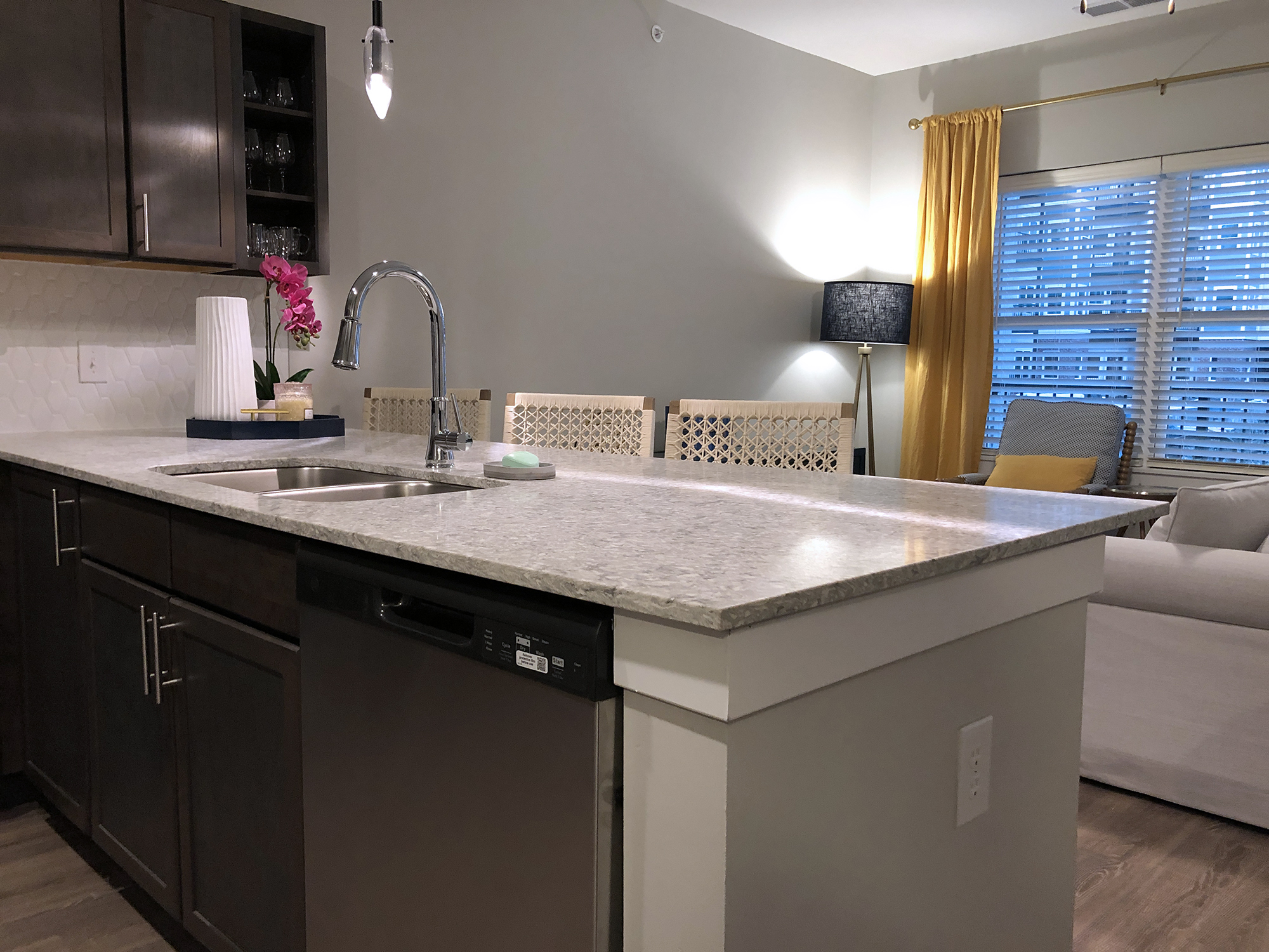 Outlook Hamilton Models One Bedroom Kitchen